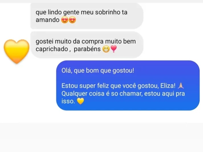Depoimento da Eliza: meu sobrinho está amando